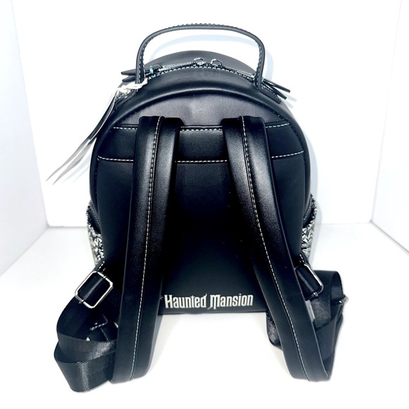 Loungefly Disney Haunted Mansion hatbox ghost glow in the dark mini backpack NWT - Picture 2 of 9